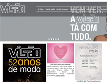 Tablet Screenshot of lojasvisao.com.br
